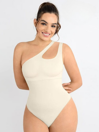 One Shoulder Bodysuit - Dyversa.nl