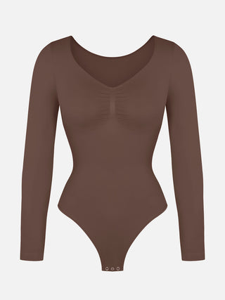 Long Sleeve Thong Bodysuit - Dyversa.nl