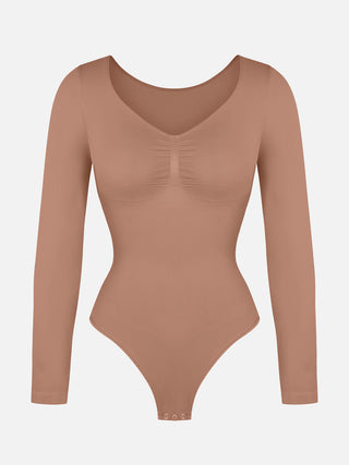 Long Sleeve Thong Bodysuit - Dyversa.nl