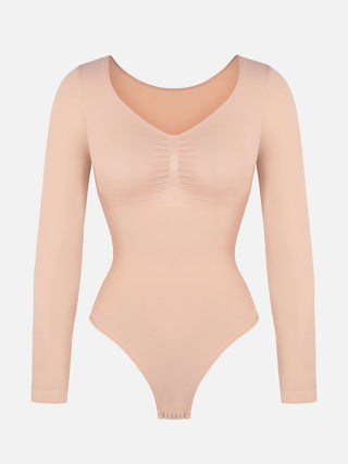 Long Sleeve Thong Bodysuit - Dyversa.nl