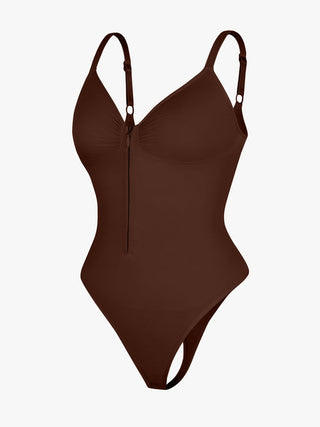 Seamless Shaping Zipper Bodysuit