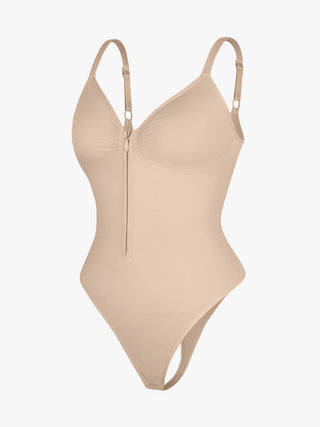 Seamless Shaping Zipper Bodysuit