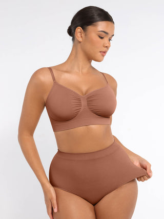 Dyversa Seamless Bra & Mid Waist Shaping Slip Set