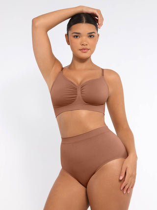 Dyversa Seamless Bra & Mid Waist Shaping Slip Set