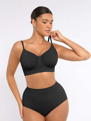 Dyversa Seamless Bra & Mid Waist Shaping Slip Set