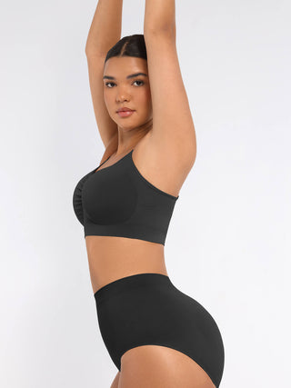 Dyversa Seamless Bra & Mid Waist Shaping Slip Set
