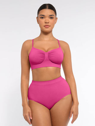 Dyversa Seamless Bra & Mid Waist Shaping Slip Set