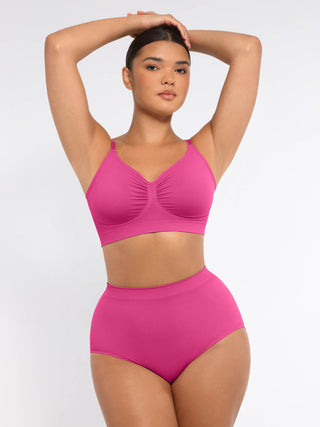 Dyversa Seamless Bra & Mid Waist Shaping Slip Set