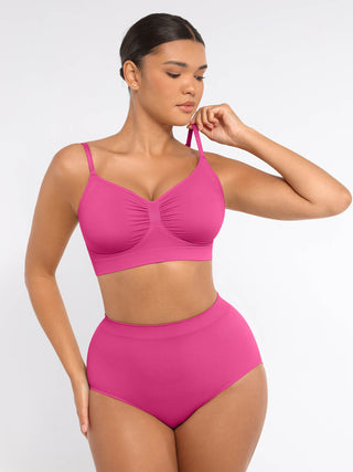 Dyversa Seamless Bra & Mid Waist Shaping Slip Set