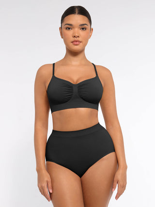 Dyversa Seamless Bra & Mid Waist Shaping Slip Set