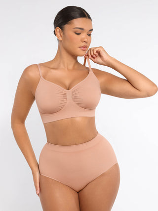 Dyversa Seamless Bra & Mid Waist Shaping Slip Set