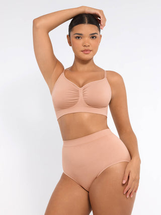 Dyversa Seamless Bra & Mid Waist Shaping Slip Set