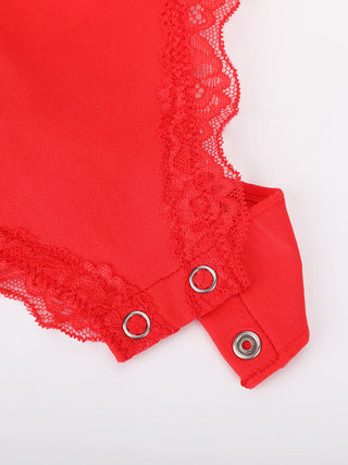Seamless Lace Bodysuit