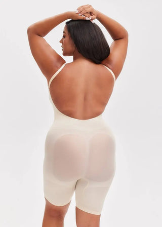 Open Back Thigh Bodysuit - Dyversa.nl