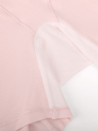 Cotton Ribbed Shorts