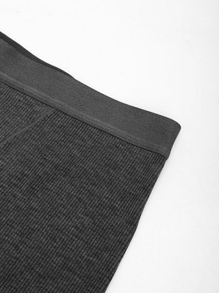 Cotton Ribbed Shorts