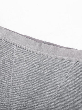 Cotton Ribbed Shorts