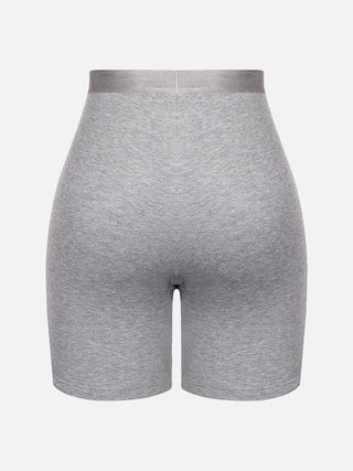 Cotton Ribbed Shorts