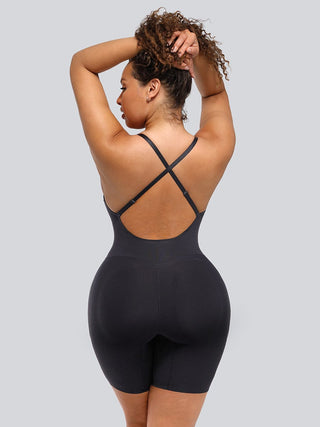 Plunge Bodysuit met Verwijderbare Pads - Dyversa.nl