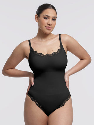 Seamless Lace Bodysuit