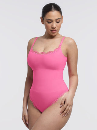 Seamless Lace Bodysuit