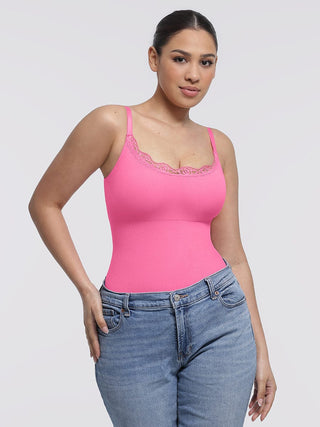 Seamless Lace Bodysuit