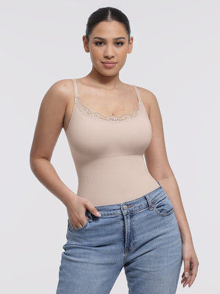 Seamless Lace Bodysuit
