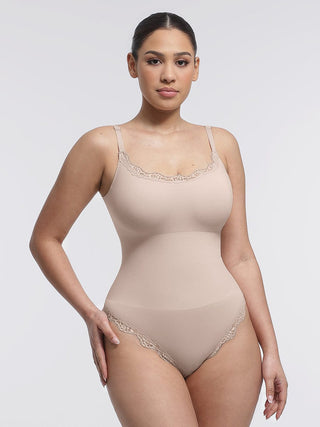 Seamless Lace Bodysuit