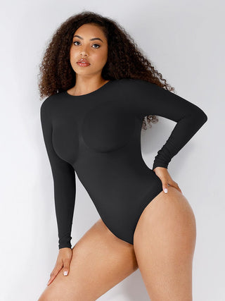 Long Sleeve Full Neck Bodysuit - Dyversa.nl