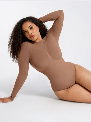 Long Sleeve Full Neck Bodysuit - Dyversa.nl