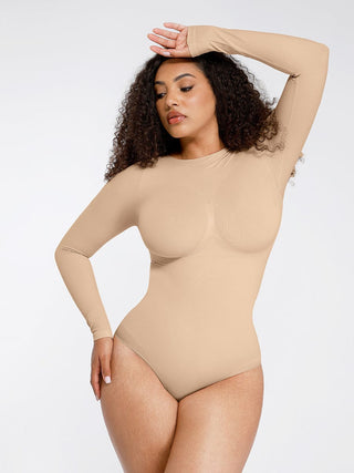 Long Sleeve Full Neck Bodysuit - Dyversa.nl