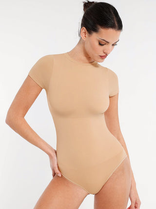 Short Sleeve Shaping Bodysuit - Dyversa.nl