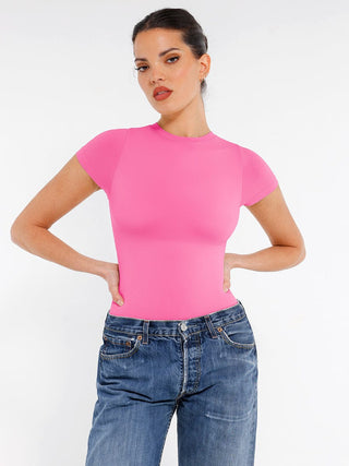 Short Sleeve Shaping Bodysuit - Dyversa.nl