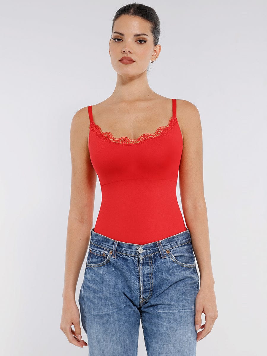 Seamless Lace Bodysuit