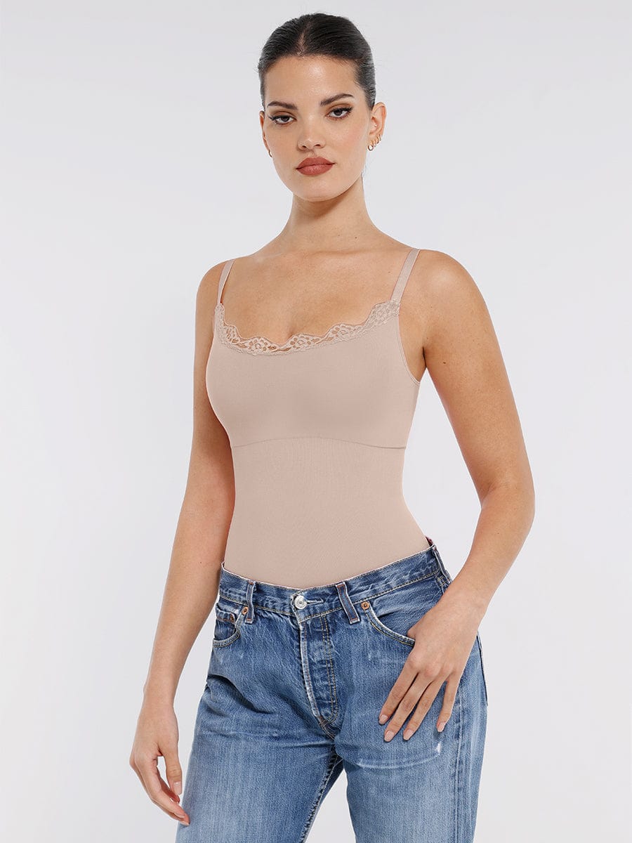 Seamless Lace Bodysuit