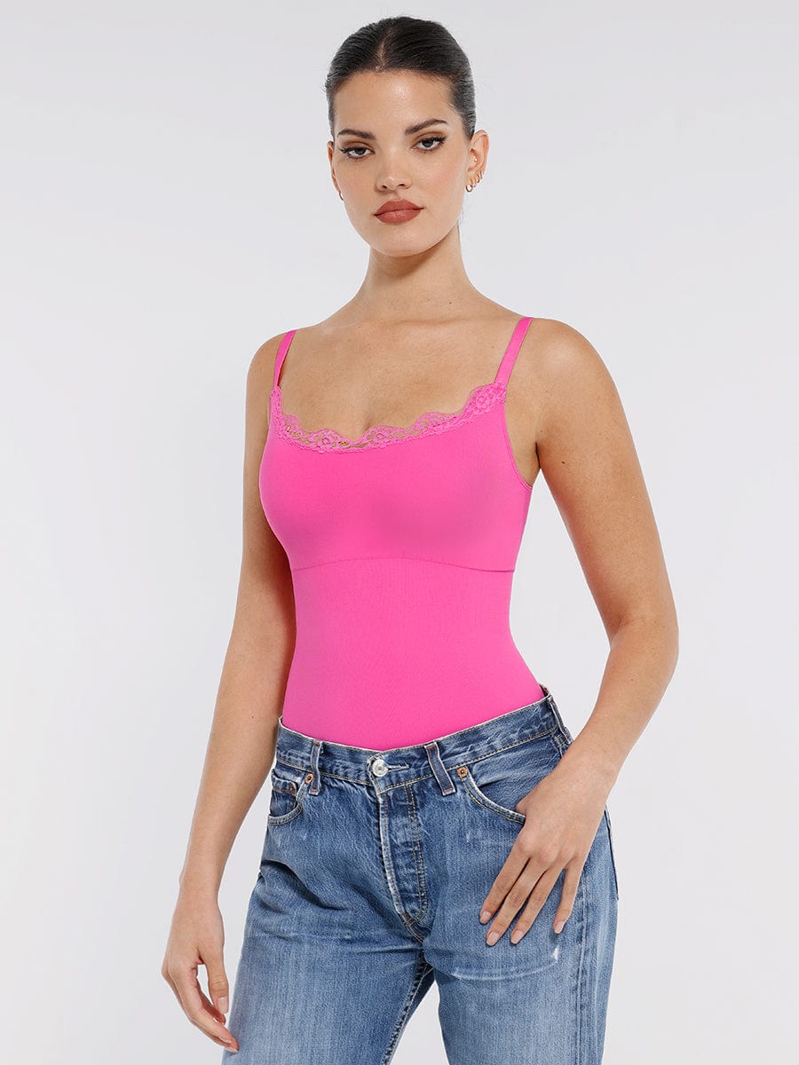 Seamless Lace Bodysuit