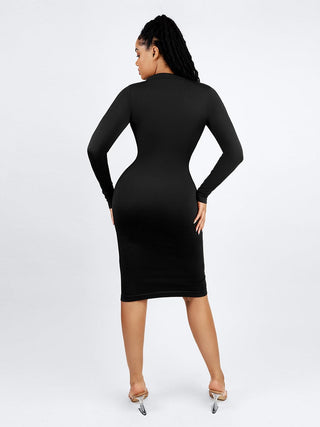 Dyversa Retro Long Sleeve Dress