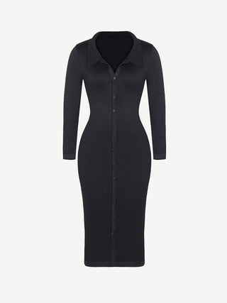 Dyversa Retro Long Sleeve Dress