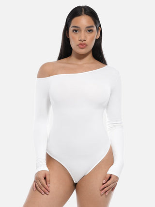 Long Sleeve Open Shoulder Bodysuit