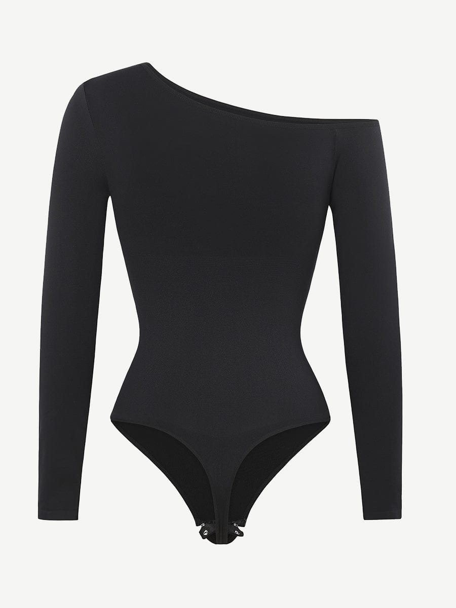 Long Sleeve Open Shoulder Bodysuit