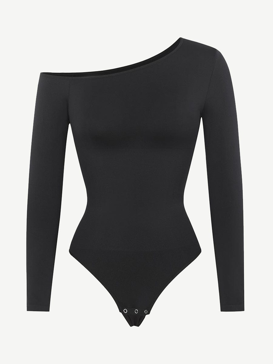 Long Sleeve Open Shoulder Bodysuit