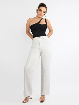One Shoulder Bodysuit - Dyversa.nl