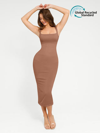 Dyversa Square Collar Dress