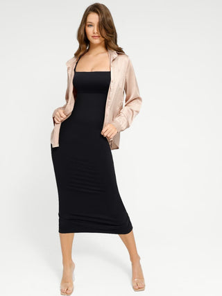 Dyversa Square Collar Dress